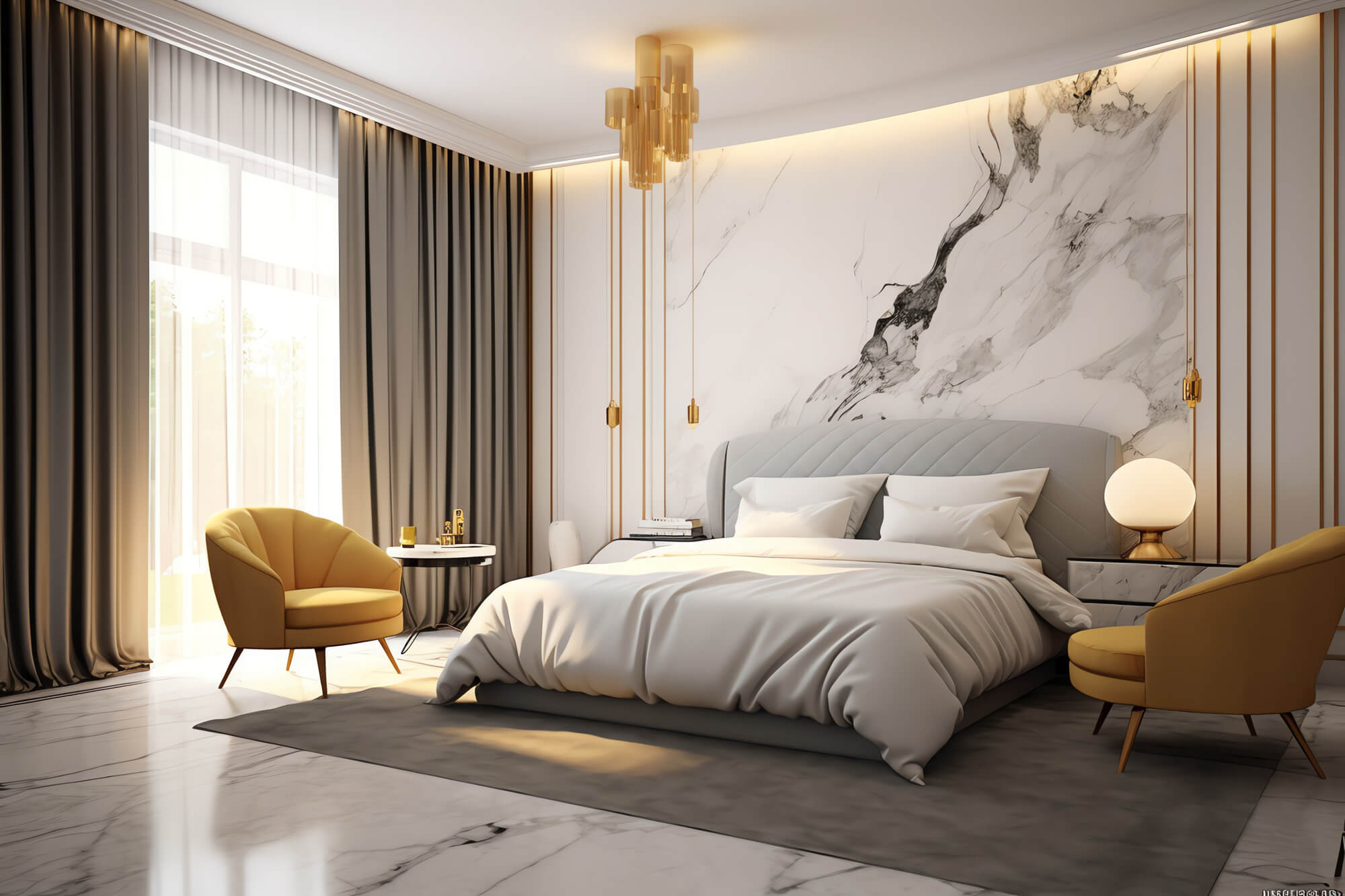 Contemporary bedroom